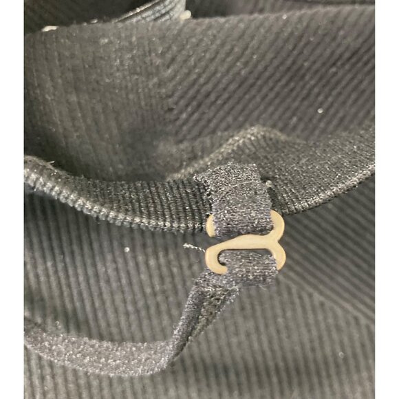 Urban Outfitters Black Ribbed Bodysuit M / L Keyhole Thong Out from Under New - Picture 9 of 11